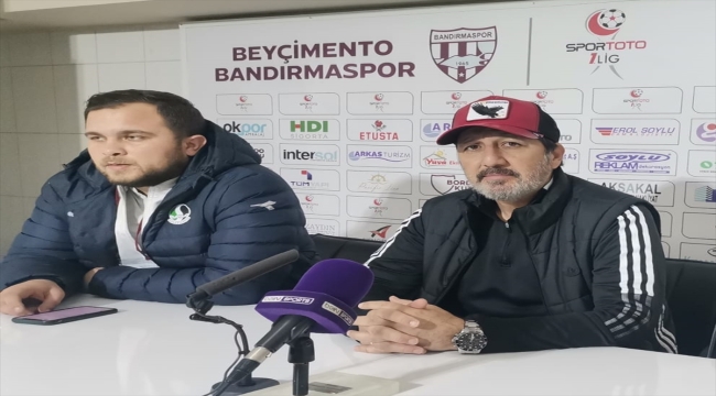 Bandırmaspor-Sakaryaspor maçının ardından