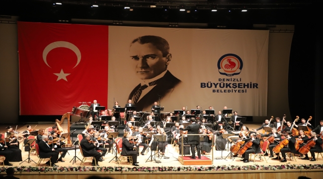 Cumhurbaşkanlığı Senfoni Orkestrası Denizli'de konser verdi 