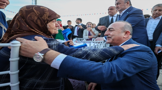 Dışişleri Bakanı Çavuşoğlu, Dünya Ahıska Türkleri Birliği'nin iftar programında konuştu