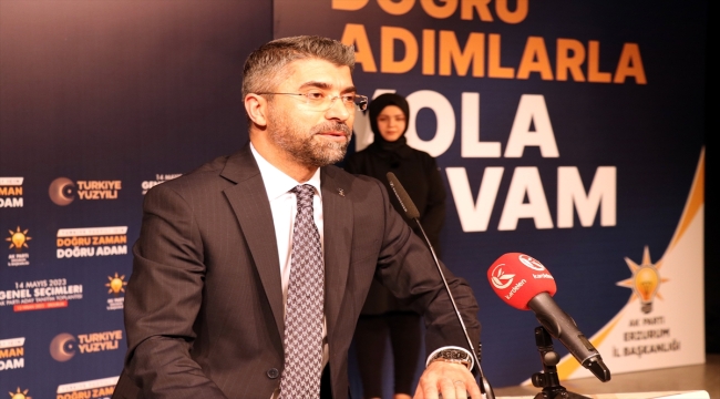 Erzurum'da AK Parti'nin milletvekili adayları tanıtıldı