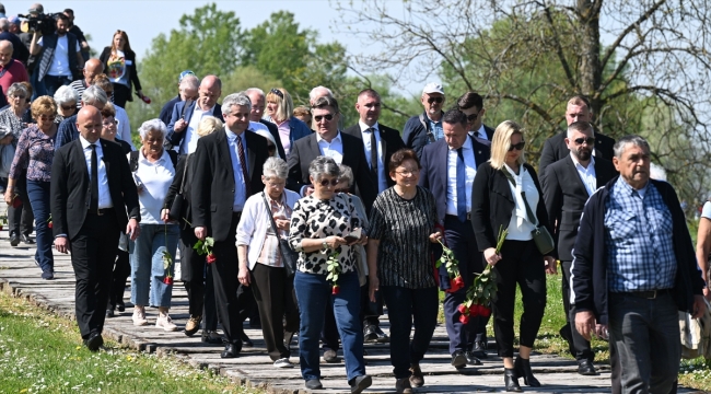 Hırvatistan'da İkinci Dünya Savaşı kurbanları savaşın sona ermesinin 78. yılında anıldı