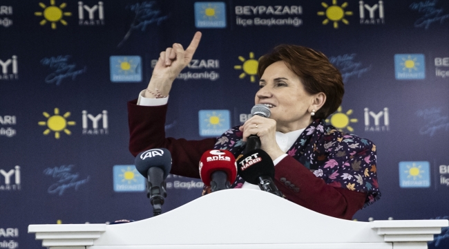 İYİ Parti Genel Başkanı Akşener, Beypazarı'nda partililerle iftarda buluştu