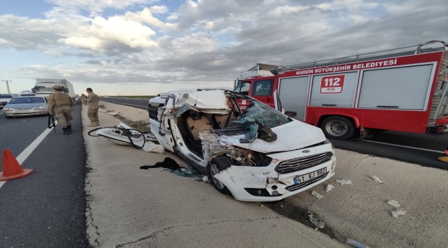 Mardin'de trafik kazasında 1 kişi öldü, 3 kişi yaralandı