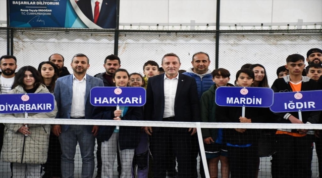 Okul Sporları Yıldızlar Tenis Bölge Birinciliği müsabakaları, Şırnak'ta başladı