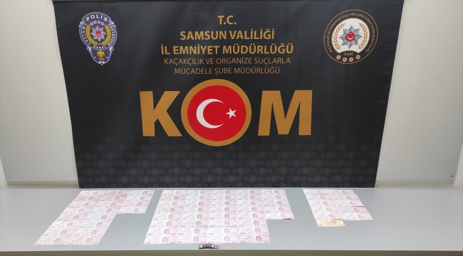 Samsun'da piyasaya sahte para sürmek isteyen 2 zanlı yakalandı