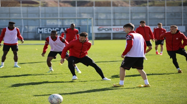 Sivasspor, Antalyaspor maçının hazırlıklarına başladı