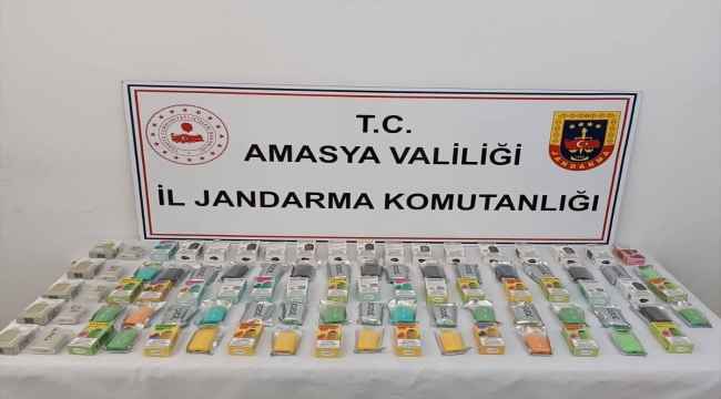 Amasya'da 88 elektronik sigara ele geçirildi