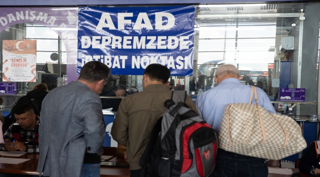 Ankara otobüs terminalinde seçim hareketliliği