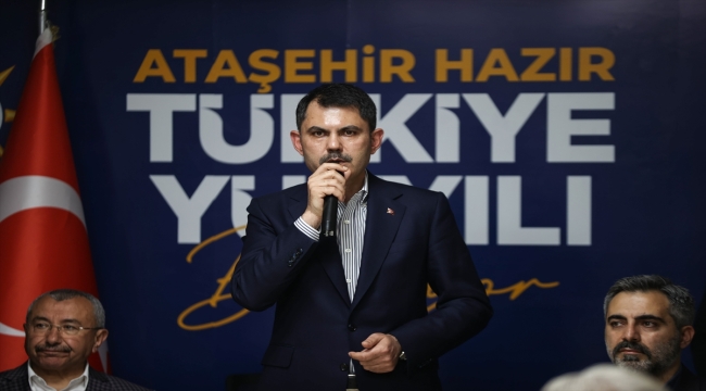 Bakan Kurum'dan AK Parti Ataşehir ve Beykoz ilçe başkanlıklarına ziyaret: