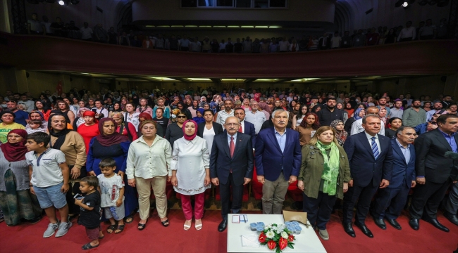 Cumhurbaşkanı adayı ve CHP Genel Başkanı Kılıçdaroğlu, Adana'da konuştu