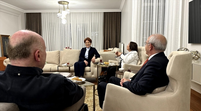 Cumhurbaşkanı adayı ve CHP Genel Başkanı Kılıçdaroğlu'ndan Akşener'e ziyaret