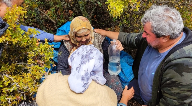 Denizli'de 3 gündür aranan 75 yaşındaki kadın ormanlık alanda bulundu