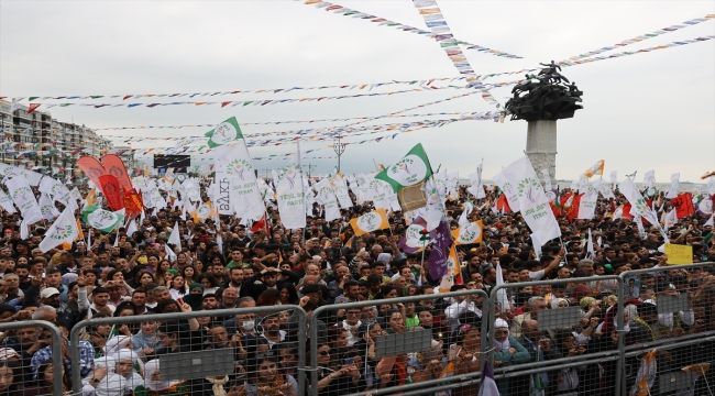 HDP Eş Genel Başkanı Sancar, Yeşil Sol Parti'nin İzmir mitinginde konuştu