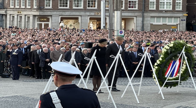 Hollanda'da İkinci Dünya Savaşı'nda ölenler anıldı