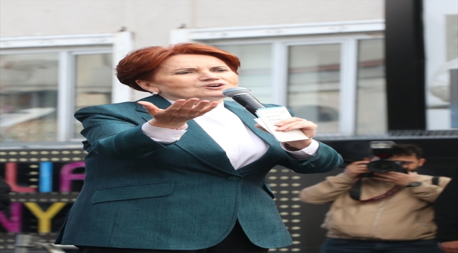 İYİ Parti Genel Başkanı Akşener, Edirne mitinginde konuştu