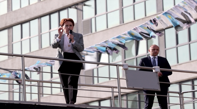 İYİ Parti Genel Başkanı Akşener, Esenyurt'ta konuştu