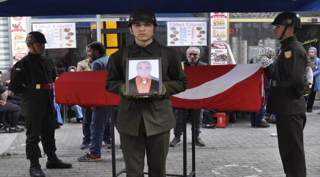 Kıbrıs gazisi Artvin'de son yolculuğuna uğurlandı