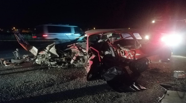 Osmaniye'deki trafik kazasında 1 kişi öldü, 2 kişi yaralandı