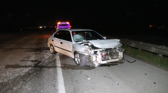 Samsun'da otomobilin çarptığı yayalardan 1'i öldü, 1'i yaralandı