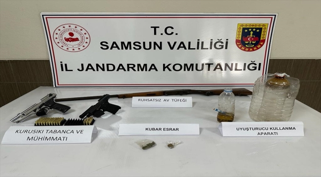 Samsun'da uyuşturucu operasyonunda 16 zanlı yakalandı