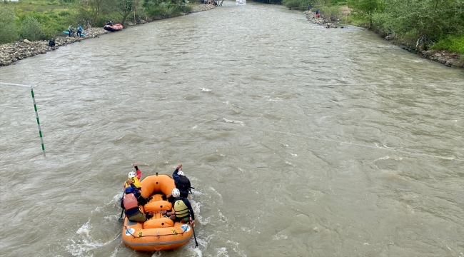 Türkiye Rafting Şampiyonası 1. ayak yarışları, Düzce'de başladı