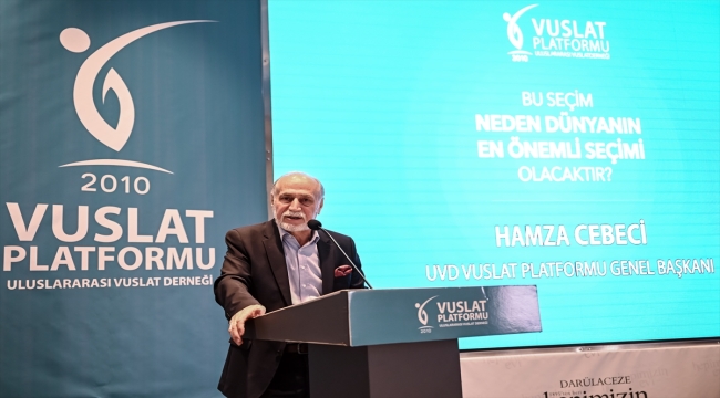 Uluslararası Vuslat Platformundan Cumhurbaşkanı Erdoğan ve Cumhur İttifakı'na destek açıklaması