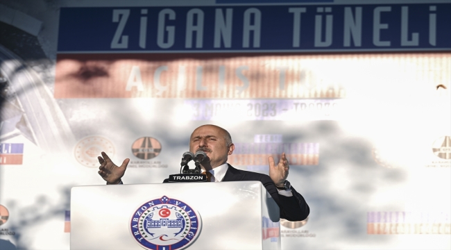 "Yeni Zigana Tüneli" açılış töreni