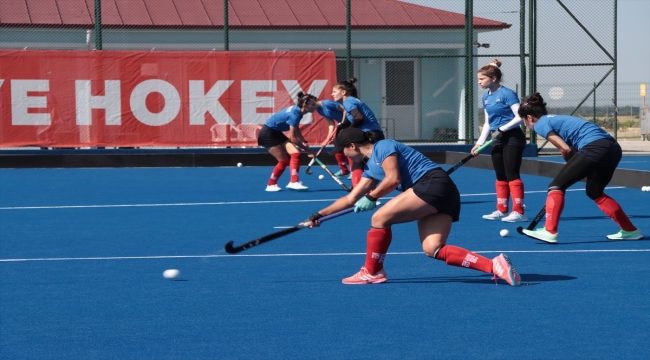 A Milli Kadın Hokey Takımı, Kırklareli'nde Avrupa şampiyonalarına hazırlanıyor