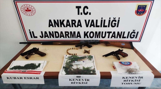 Ankara'da jandarma ekiplerince düzenlenen uyuşturucu operasyonunda 6 kişi yakalandı