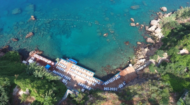 Antalya'da falez plajları arife günü hizmete açılacak 