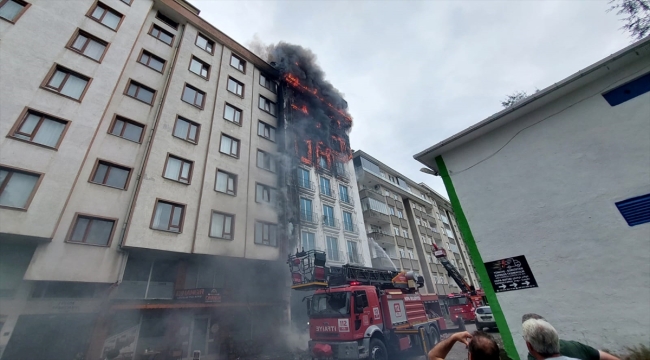 Artvin'de otelde çıkan yangın kontrol altına alındı