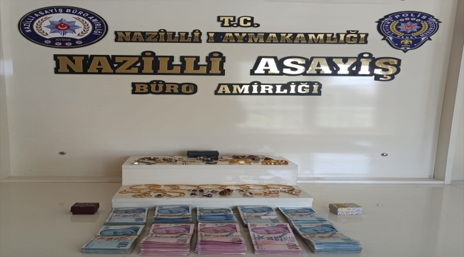 Aydın'da bir evden 2 milyon liralık ziynet eşyası ile para çalan kişi yakalandı