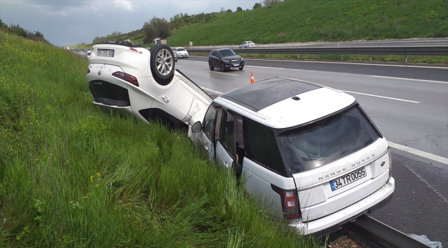 Bolu'daki trafik kazalarında 4 kişi yaralandı