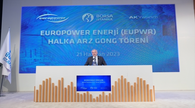 Borsa İstanbul'da gong Europower için çaldı