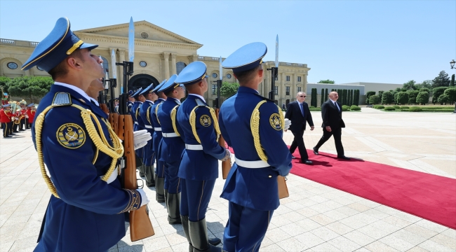 Cumhurbaşkanı Erdoğan'ın Azerbaycan Cumhurbaşkanı Aliyev ile görüşmesi başladı