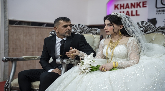 DEAŞ'ın esaretinden 9 yıl sonra kurtarılan Ezidi kadın eşiyle nikah tazeledi