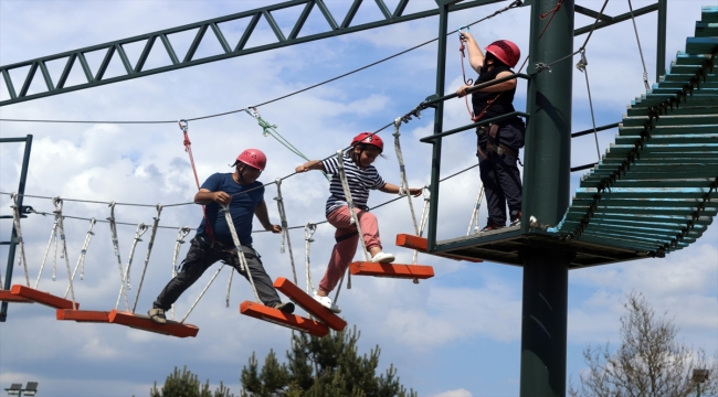 Depremzede Adıyaman Gençlik ve Spor çalışanları, Kastamonu'da kampa katıldı