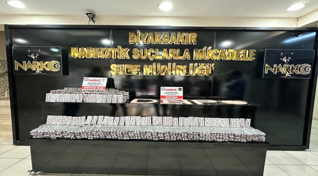 Diyarbakır'da 42 bin 700 sentetik ecza ele geçirildi