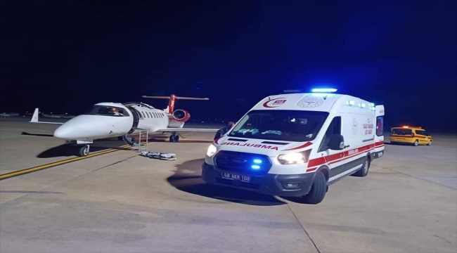 Fethiye'de salça kazanına düşen 2 yaşındaki bebek, ambulans uçakla İstanbul'a gönderildi