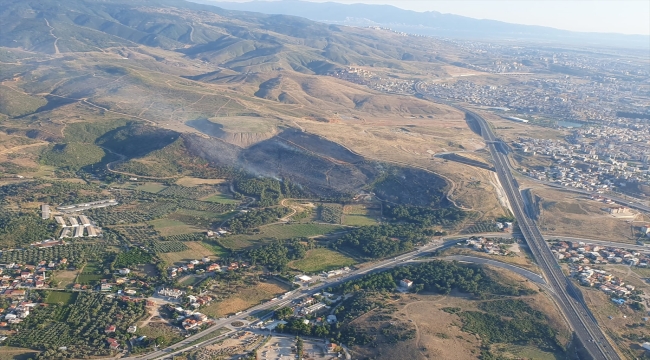  İzmir'de çıkan orman yangını kontrol altına alındı