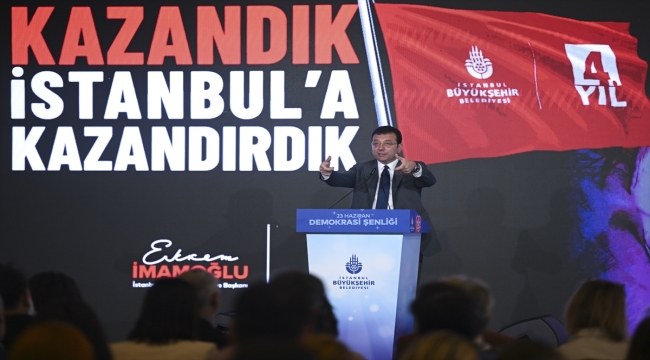 İBB Başkanı İmamoğlu, gazetecilerin gündeme ilişkin sorularını yanıtladı: