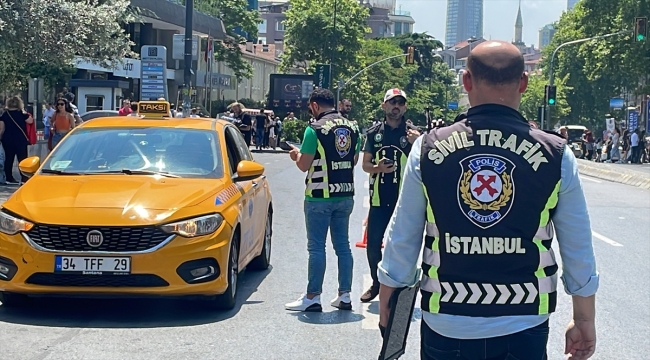 İstanbul'da taksicilere yönelik denetim yapıldı