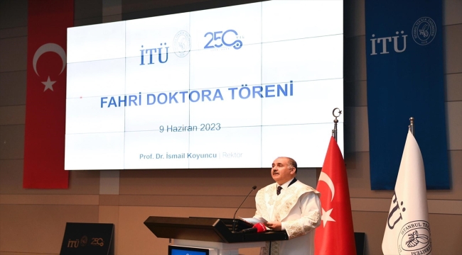 İstanbul Teknik Üniversitesinden Bedrettin Dalan'a "fahri doktora" unvanı