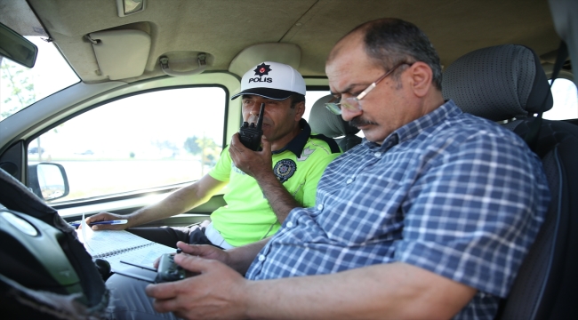 Kahramanmaraş'ta dron destekli trafik denetimi yapıldı