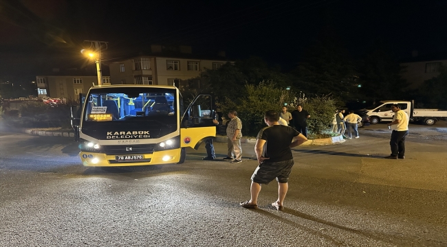 Karabük'te minibüsün çarptığı yaya öldü