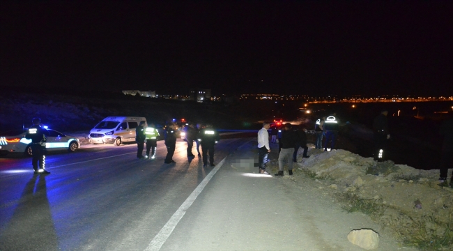 Karaman'da devrilen motosikletin sürücüsü hayatını kaybetti