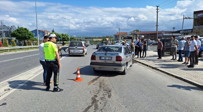 Samsun'da iki otomobilin çarpıştığı kazada 4 kişi yaralandı