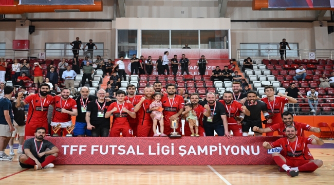 TFF Futsal Ligi'nde şampiyon İstanbul Şişlispor