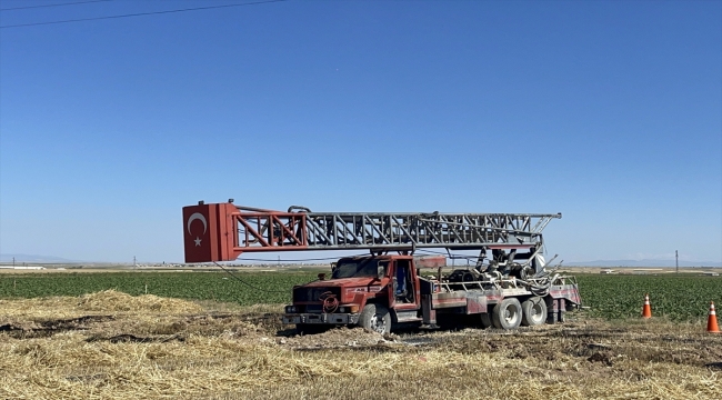 Aksaray'da elektrik akımına kapılan sondaj makinesi operatörü hayatını kaybetti