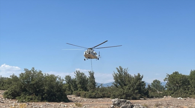 Antalya'nın Demre ilçesinde orman yangını çıktı